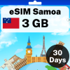 eSIM Samoa - 3 GB - 30 天
