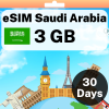 eSIM Saudi Arabia - 3 GB - 30 Days