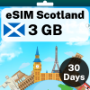 eSIM Scotland - 3 GB - 30 Days