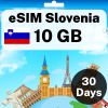 eSIM Slovenia - 10 GB - 30 Days