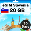 eSIM Slovenia - 20 GB - 30 Days