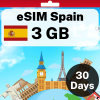 eSIM Spain - 3 GB - 30 Days