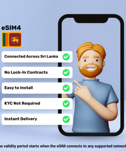eSIM Sri Lanka - 3 GB - 30 Days