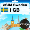 eSIM Sweden - 1 GB - 7 Days
