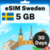 eSIM Sweden - 5 GB - 30 Days