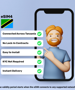 eSIM Tanzania - 1 GB - 7 Days