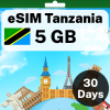 eSIM Tanzania - 5 GB - 30 Days