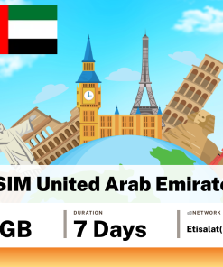 eSIM United Arab Emirates - 1 GB - 7 Days