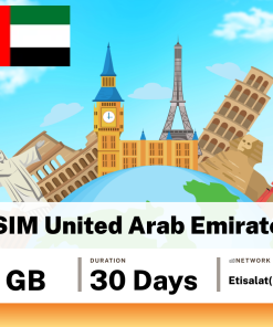 eSIM United Arab Emirates - 3 GB - 30 Days