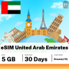 eSIM United Arab Emirates - 5 GB - 30 Days