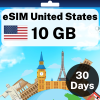 eSIM United States - 10 GB - 30 Days