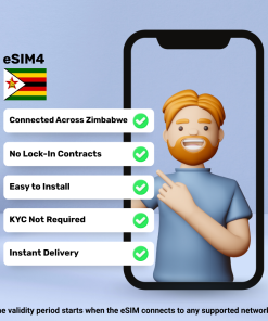 eSIM Zimbabwe - 1 GB - 7 Days