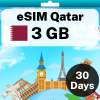 eSIM 卡塔尔 - 3 GB - 30 天