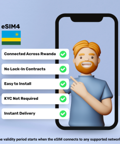 eSIM 卢旺达 - 1 GB - 7 天