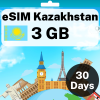 eSIM 哈萨克斯坦 - 3 GB - 30 天