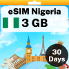 eSIM 尼日利亚 - 3 GB - 30 天
