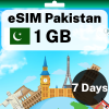 eSIM 巴基斯坦 - 1 GB - 7 天