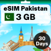 eSIM 巴基斯坦 - 3 GB - 30 天