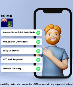 eSIM 英属维尔京群岛 - 1 GB - 7 天