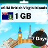 eSIM 英属维尔京群岛 - 1 GB - 7 天