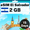 eSIM 萨尔瓦多 - 2 GB - 15 天