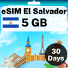 eSIM 萨尔瓦多 - 5 GB - 30 天