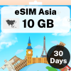 eSIM Asia - 10 GB - 30 Days