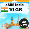 eSIM India - 10 GB - 30 Days
