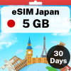 eSIM Japan - 5 GB - 30 Days