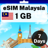eSIM Malaysia - 1 GB - 7 Days