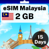 eSIM Malaysia - 2 GB - 15 Days
