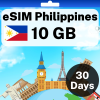 eSIM Philippines - 10 GB - 30 Days