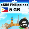 eSIM Philippines - 5 GB - 30 Days