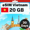 eSIM Vietnam - 20 GB - 30 Days