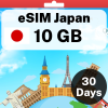 eSIM 日本 - 10 GB - 30 天