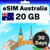 eSIM Australia - 20 GB - 30 Days