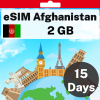 eSIM Afghanistan - 2 GB - 15 Days