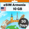 eSIM Armenia - 10 GB - 30 Days