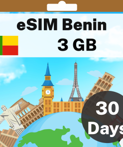 eSIM Benin - 3 GB - 30 Days
