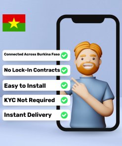 eSIM Burkina Faso - 5 GB - 30 Days