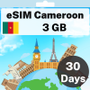 eSIM Cameroon - 3 GB - 30 Days