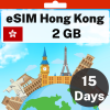 eSIM Hong Kong - 2 GB - 15 Days