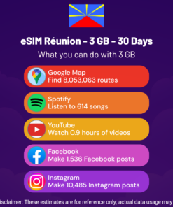 eSIM 재결합 - 3GB - 30일