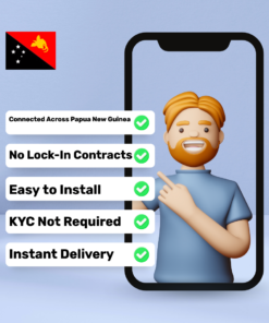 eSIM 파푸아뉴기니 - 5GB - 30일