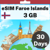 eSIM Faroe Islands - 3 GB - 30 Days