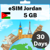 eSIM Jordan - 5 GB - 30 天