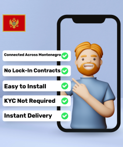 eSIM Montenegro - 10 GB - 30 Days