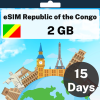 eSIM Republic of the Congo - 2 GB - 15 Days