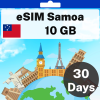 eSIM Samoa - 10 GB - 30 Days