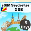 eSIM Seychelles - 2 GB - 15 Days